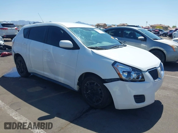 2009 Pontiac Vibe w/1SB with VIN 5Y2SP67049Z423850, listed as a IAAI auction lot 42184971 with 177,882 mi miles. Bid and sale history available at carsss.com. Image 1.