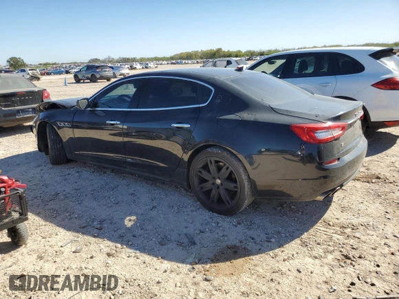 2015 Maserati Quattroporte S Q4 z VIN ZAM56RRA4F1144458, wystawiony jako Copart lot #81561294 z przebiegiem 113 566 mil mil oraz Szkody całkowita. Historia ofert i sprzedaży dostępna na DreamBid. Obrazek 2.