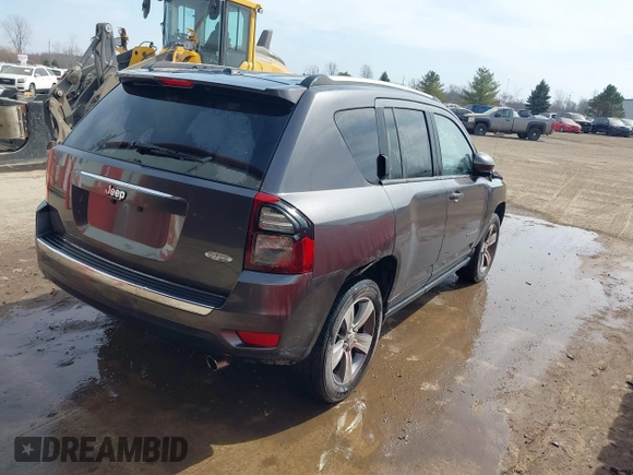 2016 Jeep Compass High Altitude Edition with VIN 1C4NJCEA4GD806920, listed as a IAAI auction lot 41163826 with 129,104 mi miles. Bid and sale history available at carsss.com. Image 4.