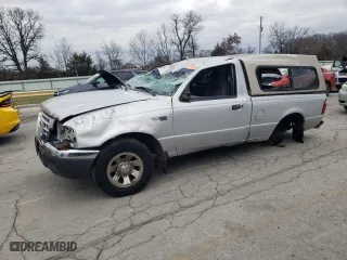 2001 Ford Ranger XL with VIN 1FTYR10D61TB12559, listed as a Copart auction lot 87044944 with 166,695 mi miles and Salvage Title. Bid and sale history available at carsss.com. Image 1.