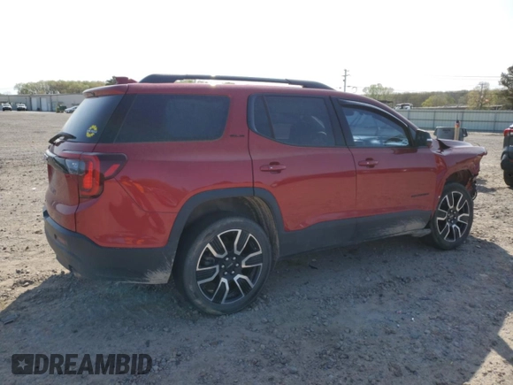 2021 GMC Acadia SLE with VIN 1GKKNKLA0MZ177941, listed as a Copart auction lot 51217025 with 145,530 mi miles and Salvage title. Bid and sale history available at DreamBid. Image 3.