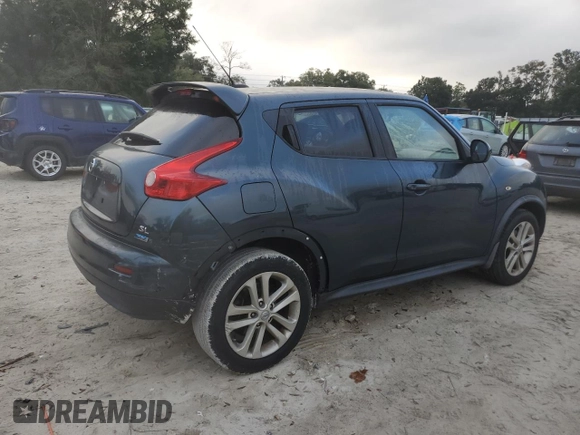 2013 Nissan Juke SV with VIN JN8AF5MR0DT204086, listed as a Copart auction lot 50861785 with 129,735 mi miles and Non Repairable. Bid and sale history available at carsss.com. Image 3.