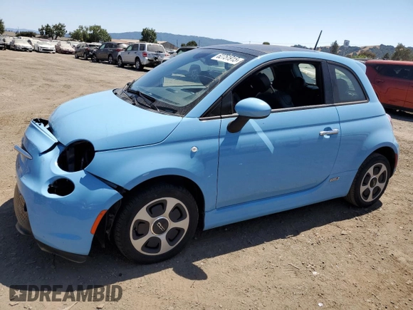 2015 FIAT 500e с VIN 3C3CFFGE2FT685425, выставлен на аукционе Copart как лот 62751915 с пробегом 48 372 миль миль и Списание • Salvage title. История ставок и продаж доступна на DreamBid. Изображение 1.