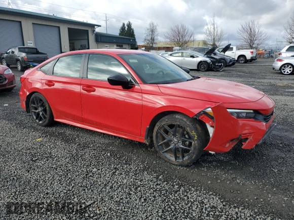 2022 Honda Civic Sedan Sport with VIN 2HGFE2F59NH500351, listed as a Copart auction lot 49440725 with 60,425 mi miles and Salvage Title. Bid and sale history available at carsss.com. Image 4.