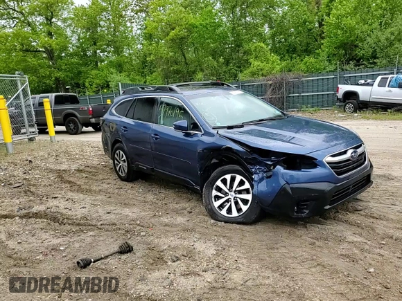 2021 Subaru Outback Premium with VIN 4S4BTAFC4M3229921, listed as a Copart auction lot 57970195 with 58,617 mi miles and Salvage title. Bid and sale history available at DreamBid. Image 15.