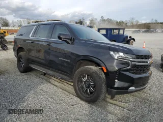2023 Chevrolet Suburban z VIN 1GNSKBET9PR554250, wystawiony jako Copart lot #50294985 z przebiegiem 20 499 mil mil oraz Szkoda całkowita • Salvage title. Historia ofert i sprzedaży dostępna na DreamBid. Obrazek 4.