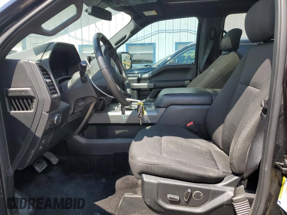 2018 Ford F-150 XL with VIN 1FTEW1E53JFC68277, listed as a Copart auction lot 58580385 with 47,373 mi miles and Salvage title. Bid and sale history available at DreamBid. Image 7.