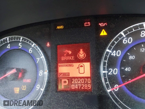 2010 Infiniti EX Journey with VIN JN1AJ0HR4AM753497, listed as a IAAI auction lot 42044229 with 202,070 mi miles and . Bid and sale history available at DreamBid. Image 7.