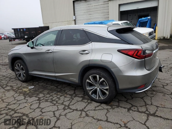2021 Lexus RX with VIN 2T2HGMDA9MC057149, listed as a Copart auction lot 84007814 with 42,025 mi miles and Salvage Title. Bid and sale history available at carsss.com. Image 2.