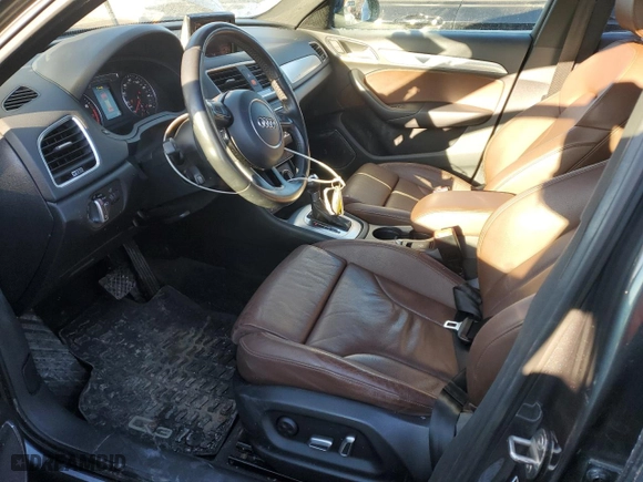 2018 Audi Q3 Premium Plus with VIN WA1JCCFS5JR002307, listed as a Copart auction lot 45328785 with 82,620 mi miles and Salvage Title. Bid and sale history available at carsss.com. Image 7.