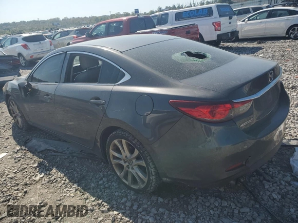 2016 Mazda Mazda6 i Touring with VIN JM1GJ1V51G1402829, listed as a Copart auction lot 74257984 with 134,648 mi miles and Salvage Title. Bid and sale history available at carsss.com. Image 2.