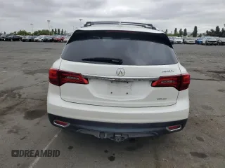 2015 Acura MDX Technology with VIN 5FRYD4H41FB019283, listed as a Copart auction lot 54602125 with 139,322 mi miles and Salvage title. Bid and sale history available at DreamBid. Image 6.