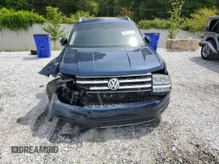 2018 Volkswagen Atlas SEL Premium with VIN 1V2NR2CA1JC572687, listed as a Copart auction lot 55915415 with 75,737 mi miles and Salvage title. Bid and sale history available at DreamBid. Image 5.