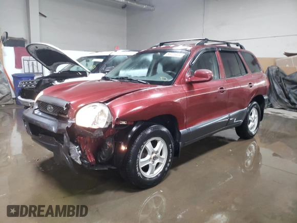 2002 Hyundai Santa Fe with VIN KM8SB12B72U223425, listed as a Copart auction lot 83005324 with 76,067 mi miles and Salvage Title. Bid and sale history available at carsss.com. Image 1.