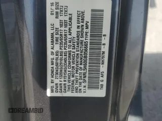 2016 Honda Odyssey EX-L with VIN 5FNRL5H60GB056665, listed as a Copart auction lot 53809485 with 189,197 mi miles and Salvage Title. Bid and sale history available at carsss.com. Image 13.