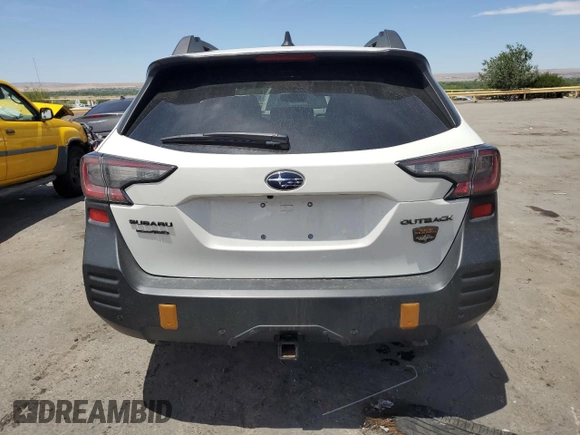 2022 Subaru Outback Wilderness with VIN 4S4BTGUD9N3189352, listed as a Copart auction lot 57911795 with 34,063 mi miles and Salvage title. Bid and sale history available at DreamBid. Image 6.