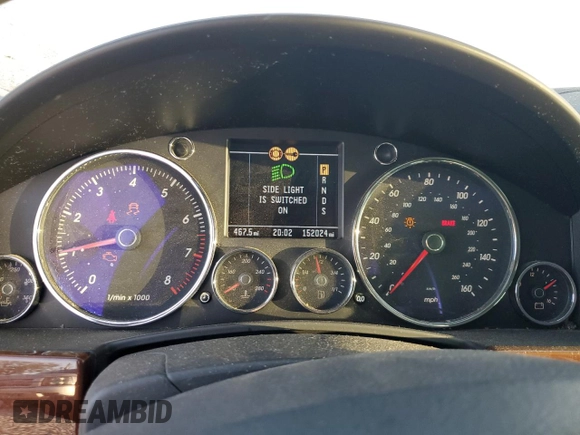 2007 Volkswagen Touareg V6 with VIN WVGZE77L47D001703, listed as a Copart auction lot 76585224 with 152,024 mi miles and Clean Title. Bid and sale history available at DreamBid. Image 9.
