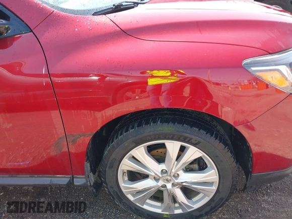 2018 Nissan Pathfinder SL with VIN 5N1DR2MN4JC665214, listed as a IAAI auction lot 41970395 with 183,111 mi miles. Bid and sale history available at carsss.com. Image 6.