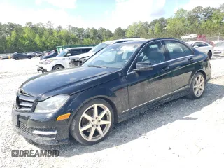 2014 Mercedes-Benz C 300 Sport with VIN WDDGF8AB5EA944492, listed as a Copart auction lot 52721825 with 114,856 mi miles and Salvage Title. Bid and sale history available at DreamBid. Image 1.