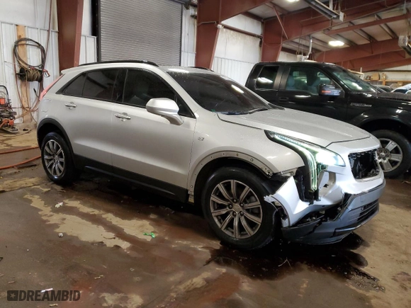 2020 Cadillac XT4 AWD Sport with VIN 1GYFZFR40LF092215, listed as a Copart auction lot 44363945 with 100,675 mi miles and Salvage Title. Bid and sale history available at carsss.com. Image 4.