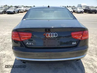 2012 Audi A8 with VIN WAURVAFD9CN022995, listed as a Copart auction lot 60225785 with 85,025 mi miles and Clean title. Bid and sale history available at DreamBid. Image 6.