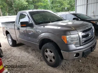 2014 Ford F-150 XL с VIN 1FTMF1EM8EFA25671, выставлен на аукционе Copart как лот 58941145 с пробегом 183 542 миль миль и Списание • Salvage title. История ставок и продаж доступна на DreamBid. Изображение 4.