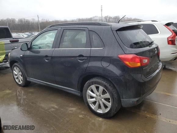 2013 Mitsubishi Outlander Sport SE with VIN 4A4AR4AUXDE019501, listed as a Copart auction lot 84704834 with 217,765 mi miles and Non Repairable. Bid and sale history available at carsss.com. Image 2.
