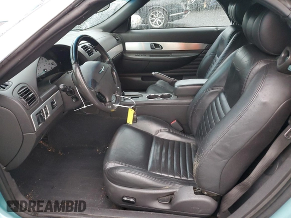 2002 Ford Thunderbird Hardtop Premium with VIN 1FAHP60A02Y121714, listed as a Copart auction lot 77852994 with 132,049 mi miles and Salvage Title. Bid and sale history available at DreamBid. Image 7.