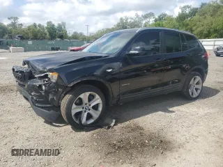 2012 BMW X3 28i with VIN 5UXWX5C56CL723153, listed as a Copart auction lot 52357795 with 93,916 mi miles and Salvage Title. Bid and sale history available at DreamBid. Image 1.