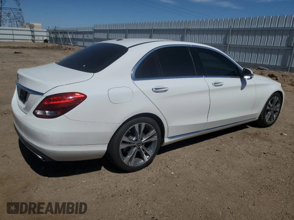 2018 Mercedes-Benz C 300 with VIN 55SWF4JB9JU280079, listed as a Copart auction lot 50749315 with Not Provided miles and Salvage Title. Bid and sale history available at DreamBid. Image 3.