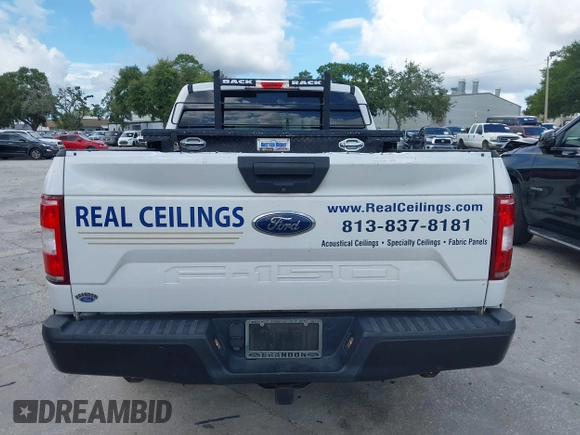 2018 Ford F-150 XL with VIN 1FTMF1CB0JFE21234, listed as a IAAI auction lot 42605399 with 243,035 mi miles and . Bid and sale history available at DreamBid. Image 16.