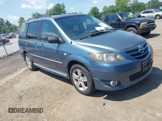 2004 Mazda MPV ES with VIN JM3LW28J640531561, listed as a IAAI auction lot 42223681 with 213,144 mi miles and . Bid and sale history available at carsss.com. Image 1.