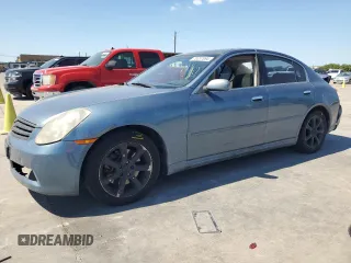 2006 Infiniti G35 with VIN JNKCV51E86M512157, listed as a Copart auction lot 70237094 with 162,704 mi miles and Salvage Title. Bid and sale history available at DreamBid. Image 1.