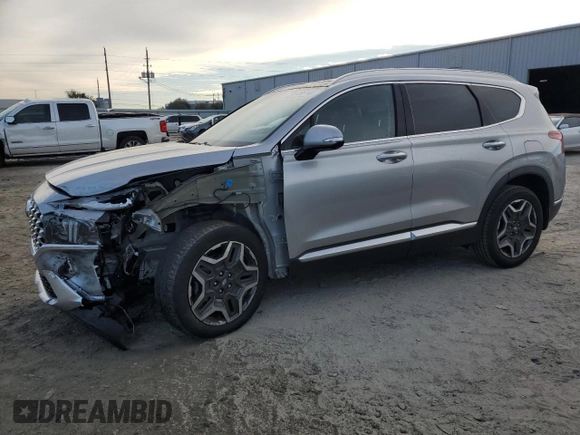 2022 Hyundai Santa Fe Limited with VIN 5NMS44AL3NH448754, listed as a Copart auction lot 87461164 with 47,134 mi miles and Salvage Title. Bid and sale history available at carsss.com. Image 1.