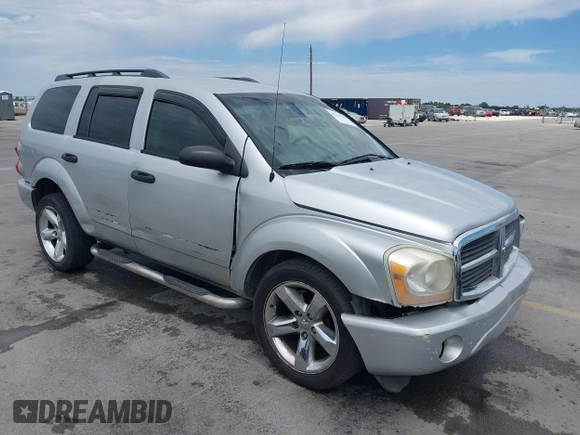 2005 Dodge Durango SLT with VIN 1D4HB48D75F562772, listed as a IAAI auction lot 42327497 with 257,215 mi miles and . Bid and sale history available at DreamBid. Image 1.