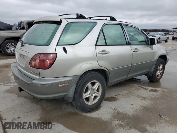 1999 Lexus RX 300 Luxury SUV with VIN JT6HF10U1X0061157, listed as a Copart auction lot 45001785 with 237,261 mi miles and Clean Title. Bid and sale history available at carsss.com. Image 3.