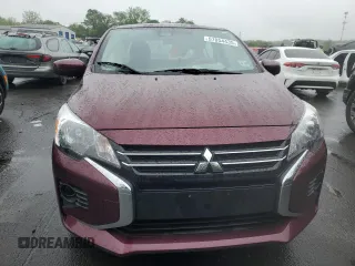 2024 Mitsubishi Mirage ES with VIN ML32FUFJXRHF09872, listed as a Copart auction lot 57054435 with 10,600 mi miles and Salvage title. Bid and sale history available at DreamBid. Image 5.
