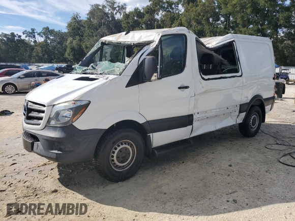 2017 Mercedes-Benz Sprinter with VIN WD4PE7CD4HP383635, listed as a Copart auction lot 74602564 with 24,231 mi miles and Non Repairable. Bid and sale history available at DreamBid. Image 1.