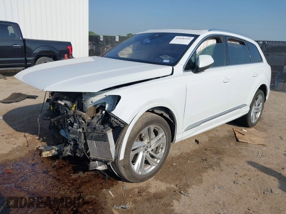 2020 Audi Q7 Premium with VIN WA1AXAF73LD007509, listed as a IAAI auction lot 42048929 with 73,948 mi miles and . Bid and sale history available at DreamBid. Image 16.
