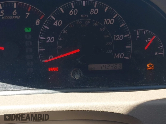 2006 Toyota Camry STD with VIN 4T1BE32K06U675483, listed as a IAAI auction lot 42001170 with 142,783 mi miles. Bid and sale history available at carsss.com. Image 7.