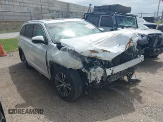 2016 Toyota Highlander XLE with VIN 5TDKKRFH9GS129284, listed as a IAAI auction lot 42552605 with 139,729 mi miles and . Bid and sale history available at DreamBid. Image 1.
