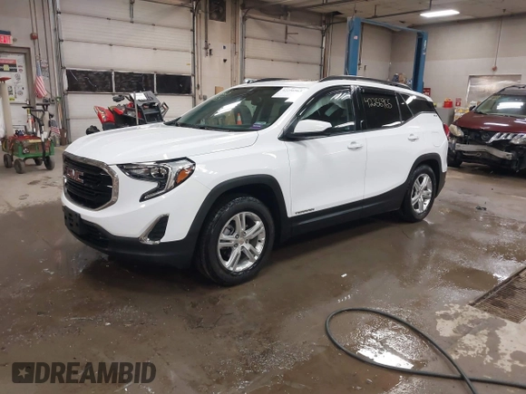 2020 GMC Terrain SLE with VIN 3GKALTEV9LL261804, listed as a IAAI auction lot 42256965 with 43,625 mi miles and . Bid and sale history available at DreamBid. Image 17.