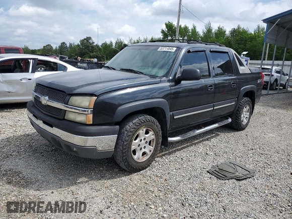 2004 Chevrolet Avalanche Z66 with VIN 3GNEC12T84G329726, listed as a Copart auction lot 53711845 with 189,619 mi miles and Clean title. Bid and sale history available at DreamBid. Image 1.