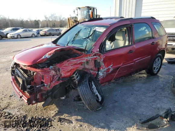 2006 Chevrolet Equinox LS with VIN 2CNDL13F866106156, listed as a Copart auction lot 46506755 with 0 mi miles and Salvage Title. Bid and sale history available at carsss.com. Image 1.
