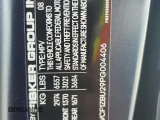 2023 Fisker Ocean One z VIN VCF1ZBU29PG004406, wystawiony jako Copart lot #78444244 z przebiegiem Nie podano mil oraz Nie do naprawy. Historia ofert i sprzedaży dostępna na DreamBid. Obrazek 14.