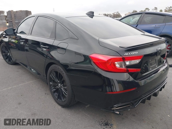 2020 Honda Accord Sport with VIN 1HGCV2F38LA012425, listed as a IAAI auction lot 42184562 with 60,863 mi miles and . Bid and sale history available at DreamBid. Image 3.