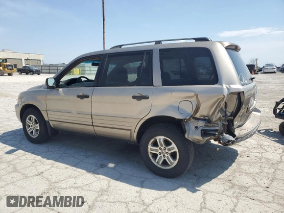 2003 Honda Pilot EX z VIN 2HKYF18603H587095, wystawiony jako Copart lot #53886125 z przebiegiem 188 388 mil mil oraz Szkoda całkowita • Salvage title. Historia ofert i sprzedaży dostępna na DreamBid. Obrazek 2.