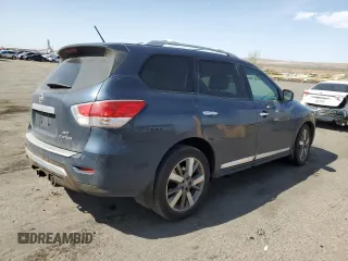2014 Nissan Pathfinder SV with VIN 5N1AR2MM7EC730265, listed as a Copart auction lot 52256905 with 153,595 mi miles and Salvage Title. Bid and sale history available at carsss.com. Image 3.