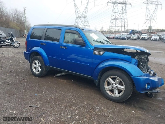 2007 Dodge Nitro SLT with VIN 1D8GU58K97W560212, listed as a IAAI auction lot 41018041 with 1 mi miles. Bid and sale history available at carsss.com. Image 1.