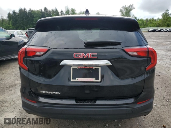 2020 GMC Terrain SLE with VIN 3GKALMEV3LL240369, listed as a Copart auction lot 60046055 with 112,884 mi miles and Salvage title. Bid and sale history available at DreamBid. Image 6.